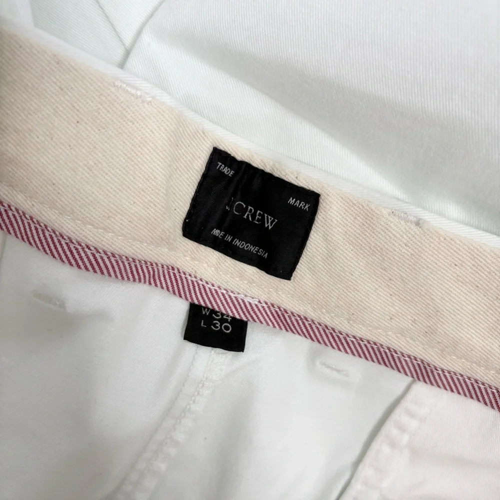 J. Crew 770™ Straight-fit Stretch Chino Pant White
